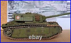1/35 BUILT and PAINTED ARL 44 FRENCH HEAVY TANK WWII EXCELLENT MODEL
