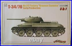 1/35 Dragon Cyber Hobby 04 T-34/76 No 112 Early Production Tank