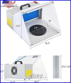Airbrush Spray Booth with Exhaust Fan, Portable Paint Spray Booth for Airbrushin