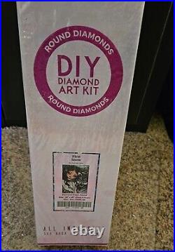 DISCONTINUED DAC Hannah Lynn First Snow Diamond Painting Kit NEW in Box RARE