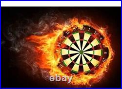 Diamond Painting Fiery Dart Board Design Embroidery House Portrait Wall Displays