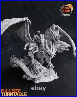 Dragon hydra Fan art figure resin model kit 3d printed 12k unpainted unassembled