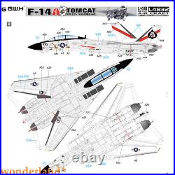Great Wall Hobby G. W. H L4832 1/48 Scale Grumman F-14A Tomcat Air Craft Model Kit