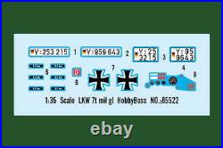 HOBBY BOSS 85522 135 LKW 7T mil gl Plastic Model Kit