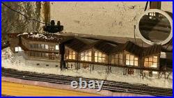 N Scale Model Mountain Ski Lodge Kit for Model Railroad/Diorama's