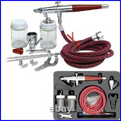 Paasche VL SET Double Dual-Action Siphon Feed Airbrush Kit Hobby Cake Tattoo Art