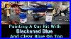 Painting A Car Model With Blackened Blue U0026 Clear Blue On Top