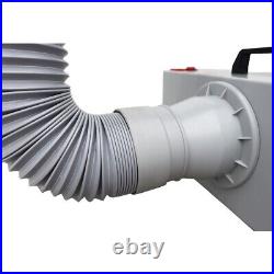 Portable Airbrush Paint Spray Booth Kit Fan Filter Hobby DIY Model Exhaust Fan