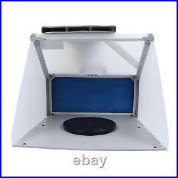 Portable Airbrush Paint Spray Booth Kit Oder Extractor Toy Hobby Model Parts