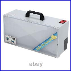 Portable Hobby Airbrush Paint Spray Booth Kit Exhaust Filter LED Light Set Model