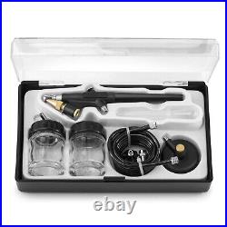 Starter Airbrush Kit Single Action Siphon Air Compressor Crafts Hobby Art