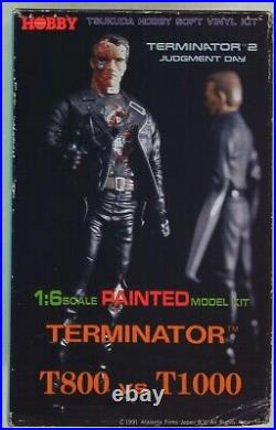 TSUKUDA HOBBY Terminator T-800 vs T-1000 PAINTED MODEL KIT 1/6 Scale