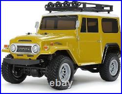 Tamiya 1/10 CC-02 Toyota Land Cruiser 40 Yellow Painted Body 4WD EP #47490-60A