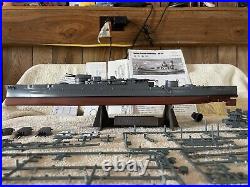 USS Arizona 1/350 U-Finish Model Kit Partially Assembled December 7 1941 Hobby