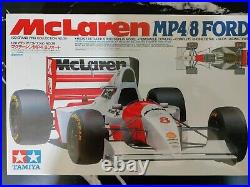 Vintage 1993 Tamiya McLaren MP4/8 FORD 1/20 Scale Model Car Kit Grand Prix Hobby
